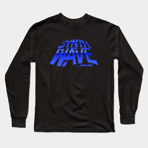 SYNTHWAVE #5 Long Sleeve T-Shirt by RickTurner